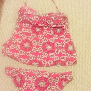 Two piece swimming suit